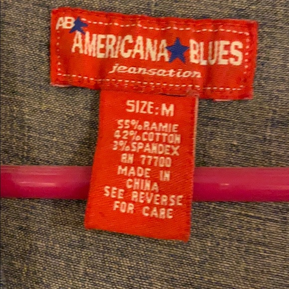 AMERICAN BLUES BLUE JEAN DRESS - Picture 4 of 4